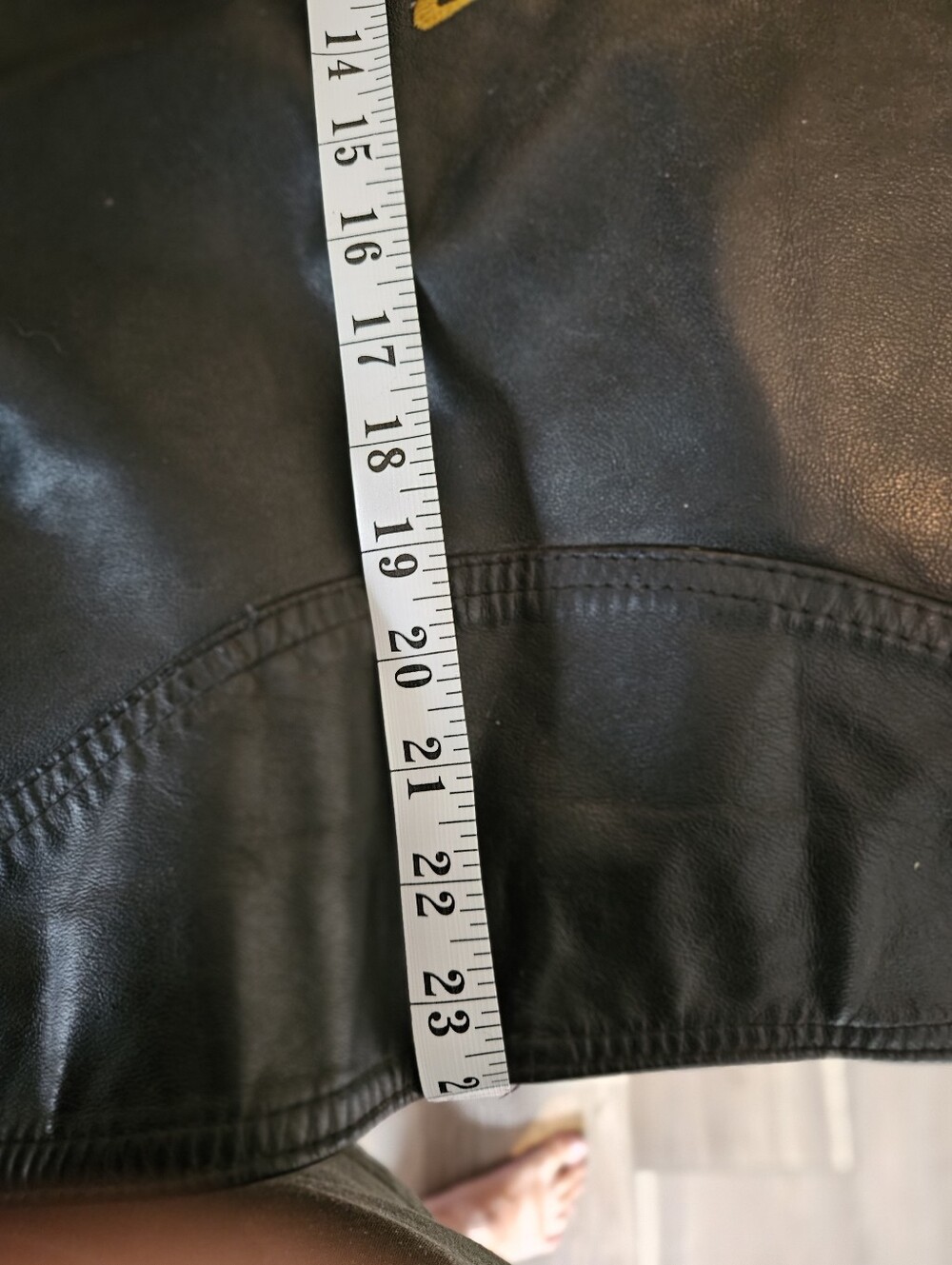 Vintage Screaming Eagle Leather Bomber Jacket - Picture 12 of 16